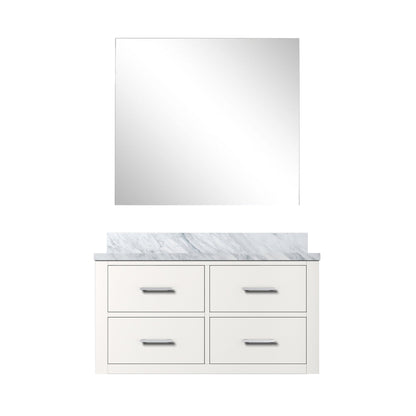 Castor 36 in W x 22 in D White Single Bath Vanity