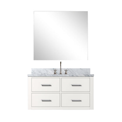 Castor 36 in W x 22 in D White Single Bath Vanity