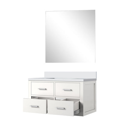 Castor 36 in W x 22 in D White Single Bath Vanity