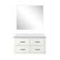 Castor 36 in W x 22 in D White Single Bath Vanity