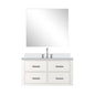 Castor 36 in W x 22 in D White Single Bath Vanity