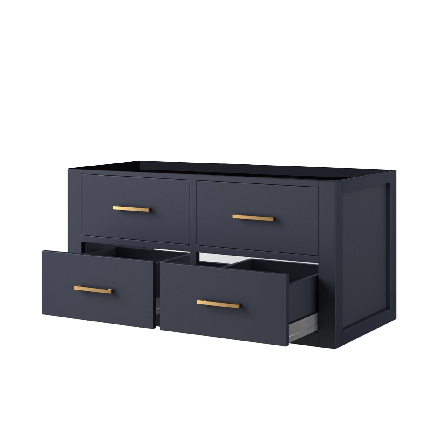 Castor 36 in W x 22 in D Blue Single Bath Vanity