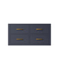 Castor 36 in W x 22 in D Blue Single Bath Vanity