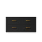 Castor 36 in W x 22 in D Black Single Bath Vanity