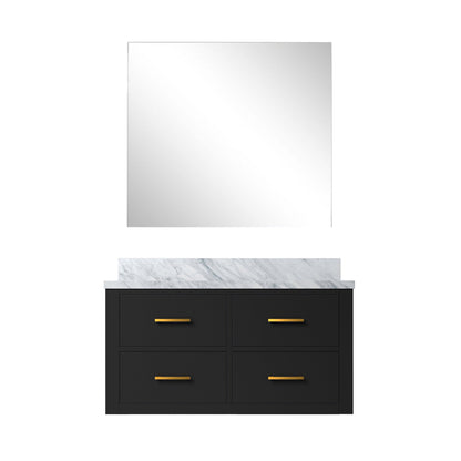 Castor 36 in W x 22 in D Black Single Bath Vanity