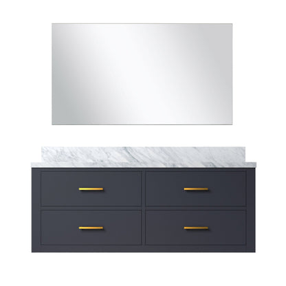 Castor 48 in W x 22 in D Blue Single Bath Vanity