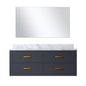 Castor 48 in W x 22 in D Blue Single Bath Vanity