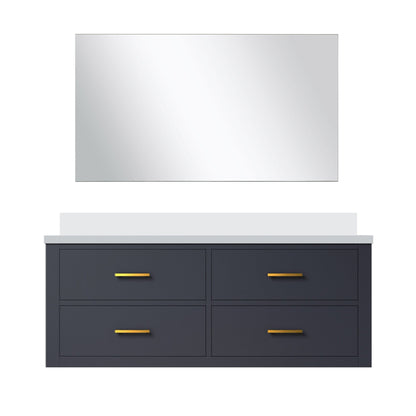 Castor 48 in W x 22 in D Blue Single Bath Vanity