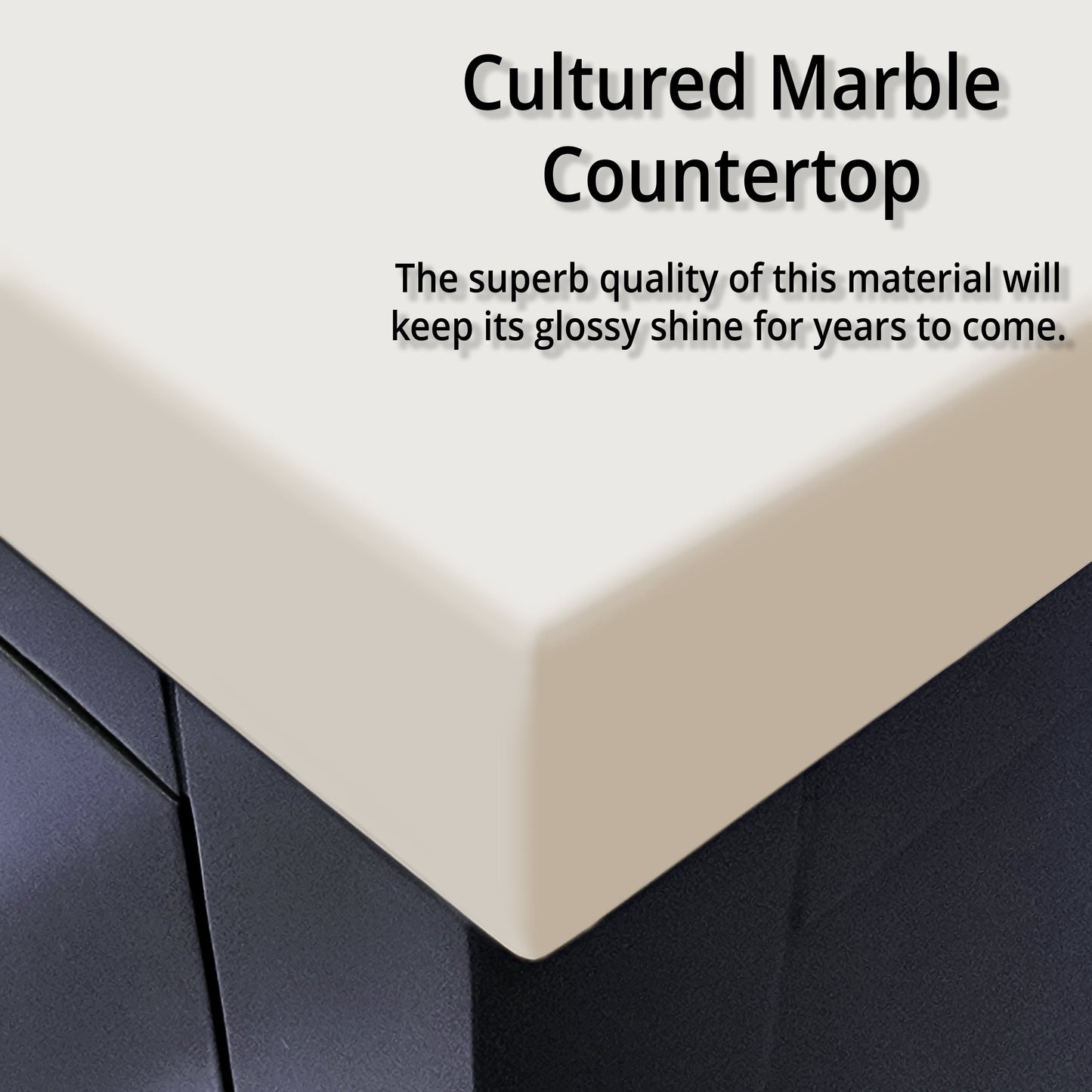 Castor 48 in W x 22 in D Blue Single Bath Vanity