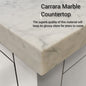 Castor 60 in W x 22 in D White Double Bath Vanity