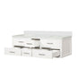 Castor 60 in W x 22 in D White Double Bath Vanity