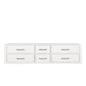 Castor 72 in W x 22 in D White Double Bath Vanity