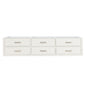 Castor 80 in W x 22 in D White Double Bath Vanity