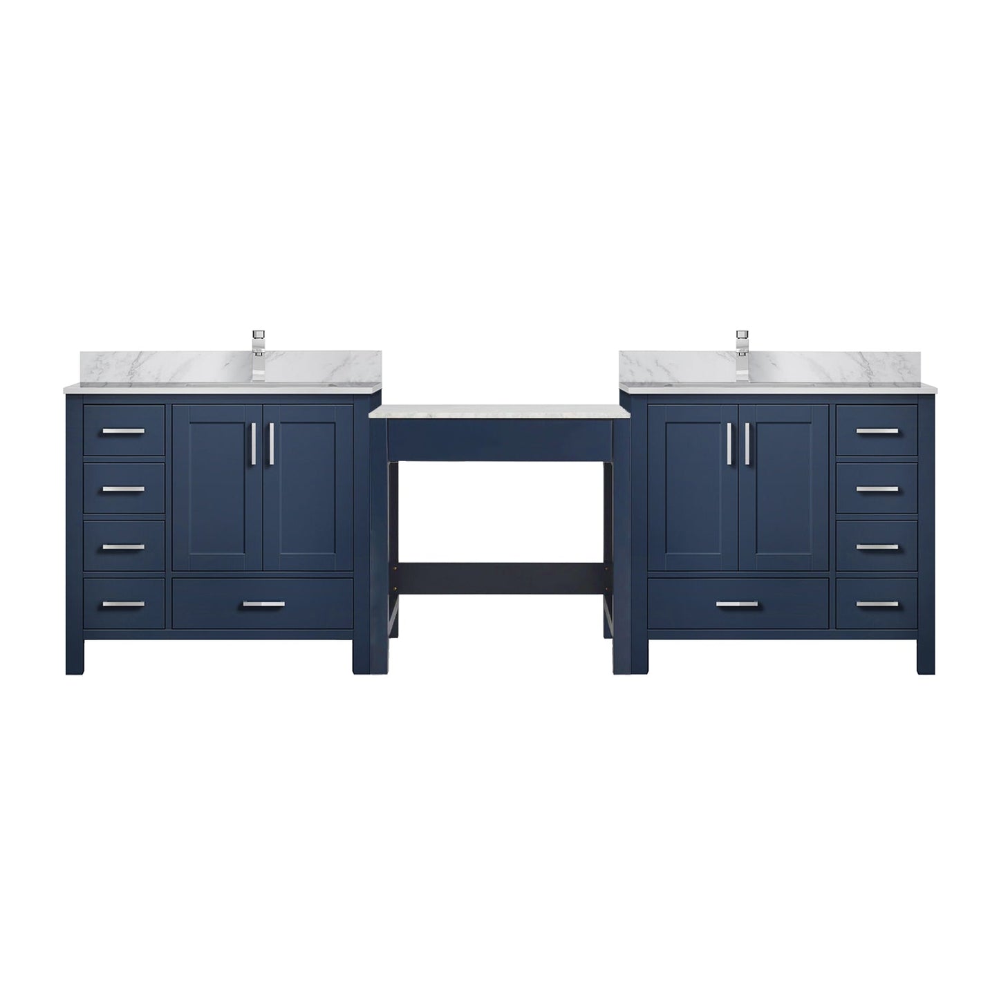 Coraline 102 in W x 22 in D Navy Blue Double Bath Vanity