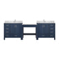 Coraline 102 in W x 22 in D Navy Blue Double Bath Vanity