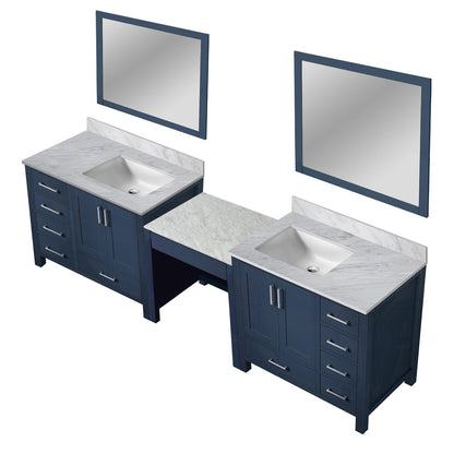 Coraline 102 in W x 22 in D Navy Blue Double Bath Vanity