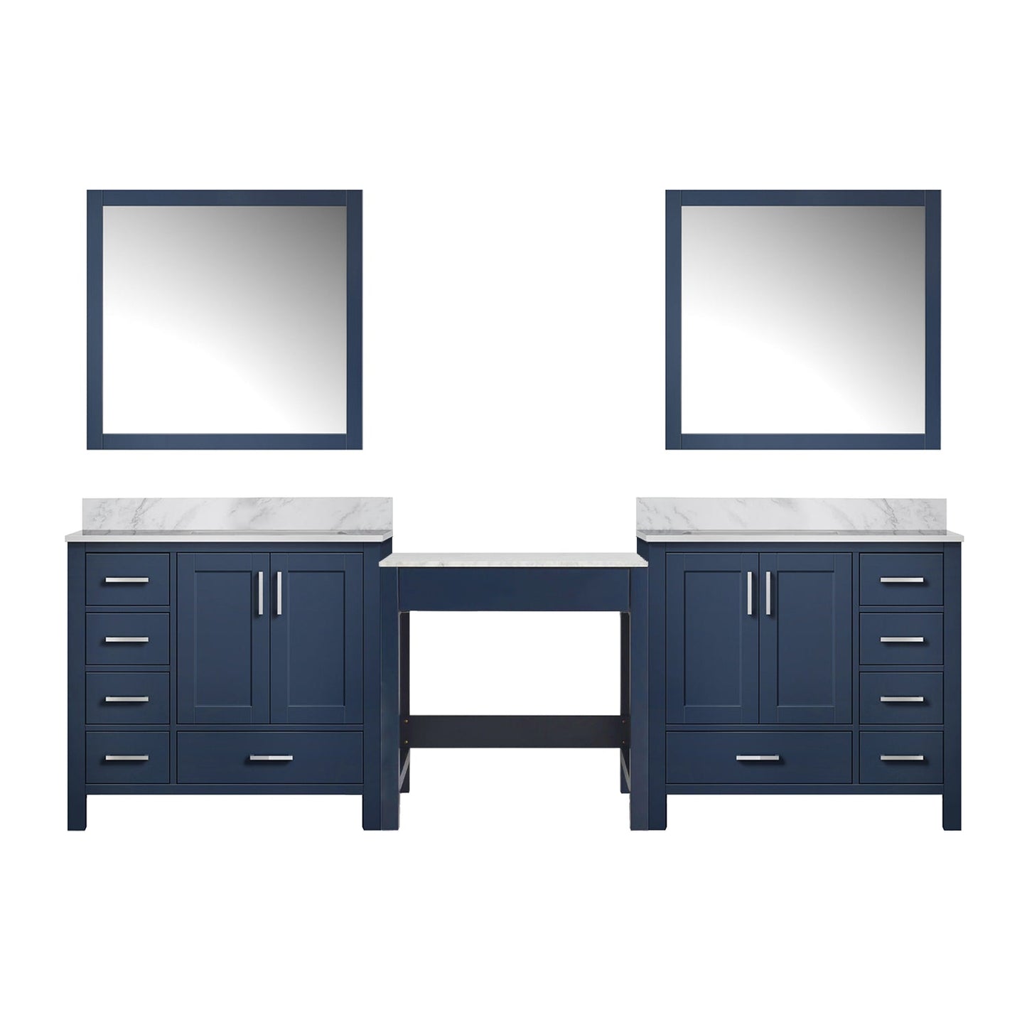 Coraline 102 in W x 22 in D Navy Blue Double Bath Vanity