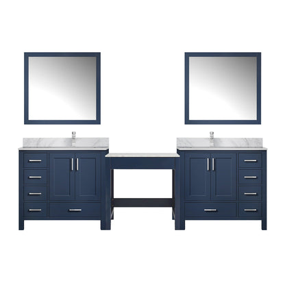 Coraline 102 in W x 22 in D Navy Blue Double Bath Vanity