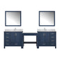 Coraline 102 in W x 22 in D Navy Blue Double Bath Vanity