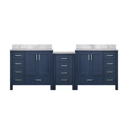 Coraline 92 in W x 22 in D Navy Blue Double Bath Vanity