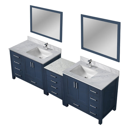 Coraline 92 in W x 22 in D Navy Blue Double Bath Vanity
