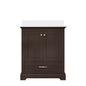 Dukes 30 in. W x 22 in. D Espresso Single Bath Vanity and Cultured Marble Top