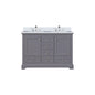 Dukes 48 in. W x 22 in. D Dark Grey Double Bath Vanity