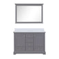 Dukes 48 in. W x 22 in. D Dark Grey Double Bath Vanity