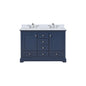 Dukes 48 in. W x 22 in. D Navy Blue Double Bath Vanity