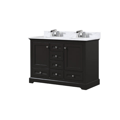 Dukes 48 in. W x 22 in. D Espresso Double Bath Vanity