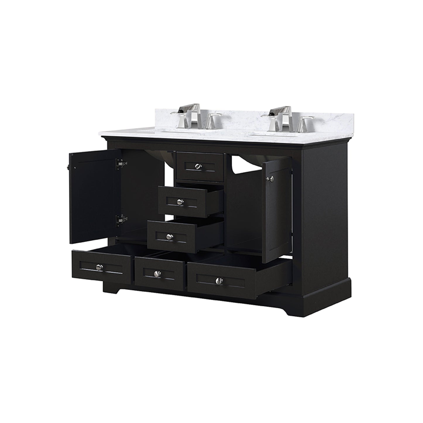 Dukes 48 in. W x 22 in. D Espresso Double Bath Vanity