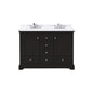Dukes 48 in. W x 22 in. D Espresso Double Bath Vanity