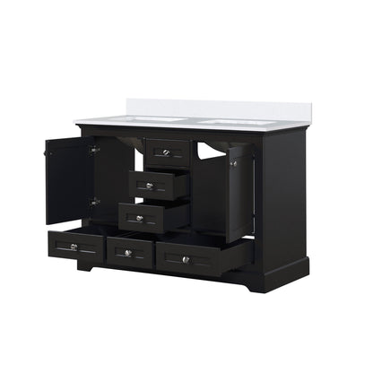 Dukes 48 in. W x 22 in. D Espresso Double Bath Vanity