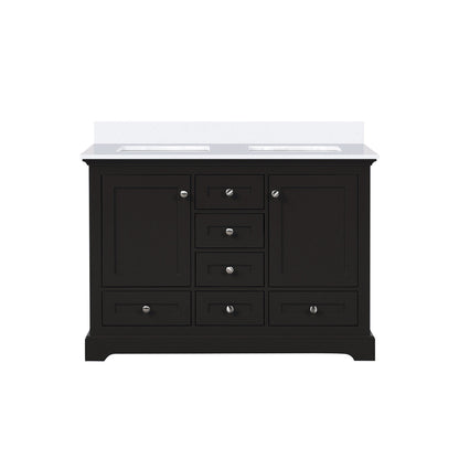 Dukes 48 in. W x 22 in. D Espresso Double Bath Vanity