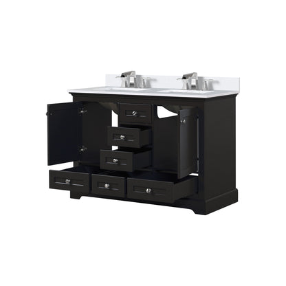 Dukes 48 in. W x 22 in. D Espresso Double Bath Vanity