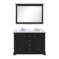 Dukes 48 in. W x 22 in. D Espresso Double Bath Vanity