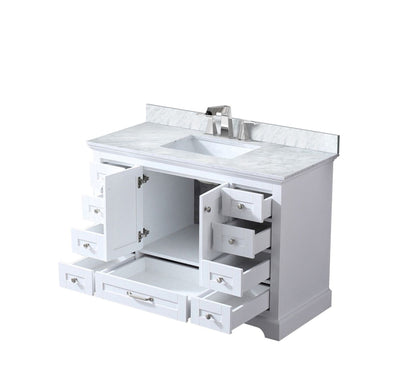 Dukes 48 in. W x 22 in. D White Single Bath Vanity