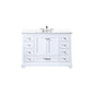 Dukes 48 in. W x 22 in. D White Single Bath Vanity