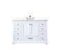 Dukes 48 in. W x 22 in. D White Single Bath Vanity