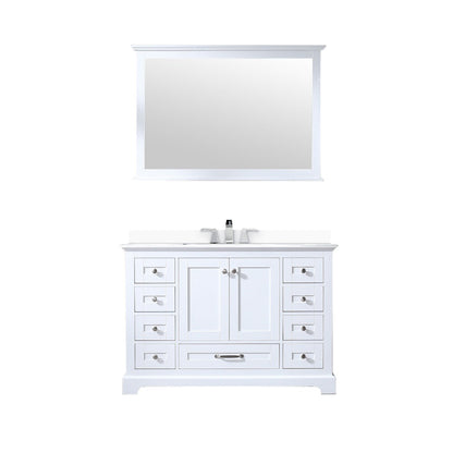 Dukes 48 in. W x 22 in. D White Single Bath Vanity