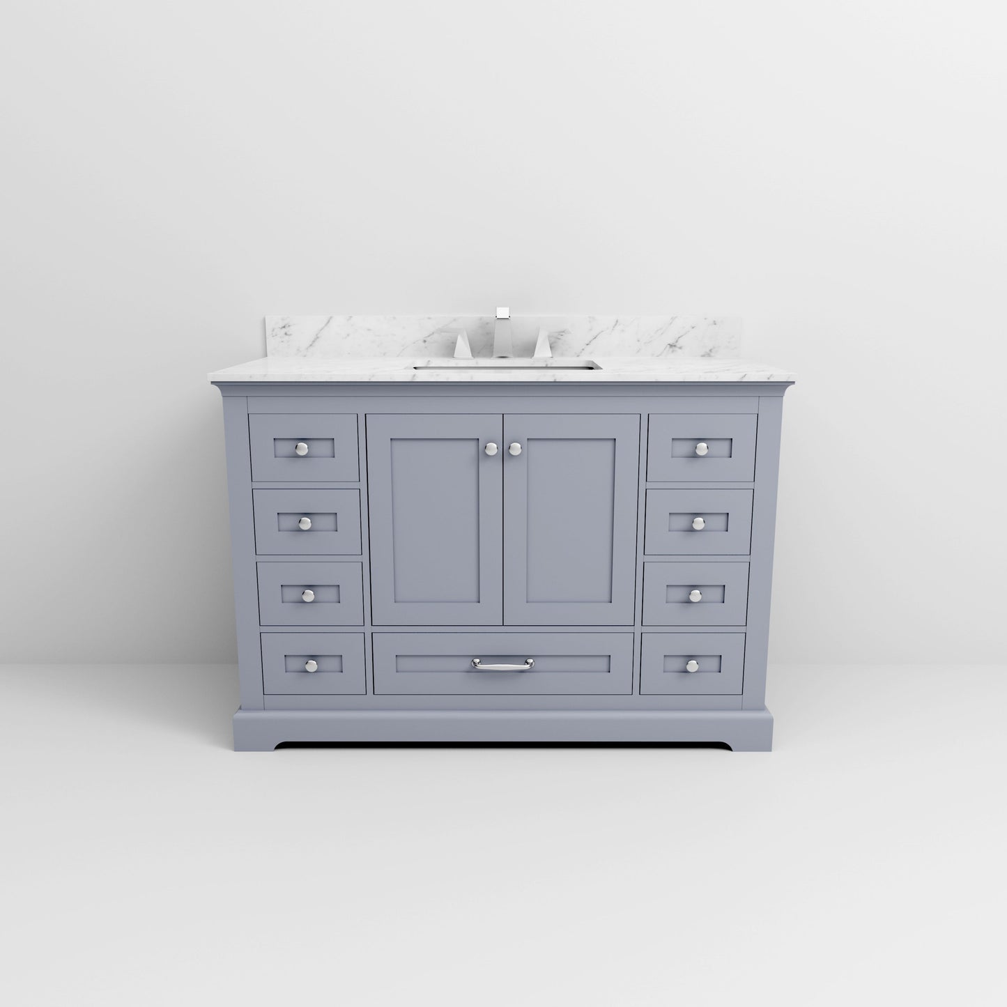 Dukes 48 in. W x 22 in. D Dark Grey Single Bath Vanity