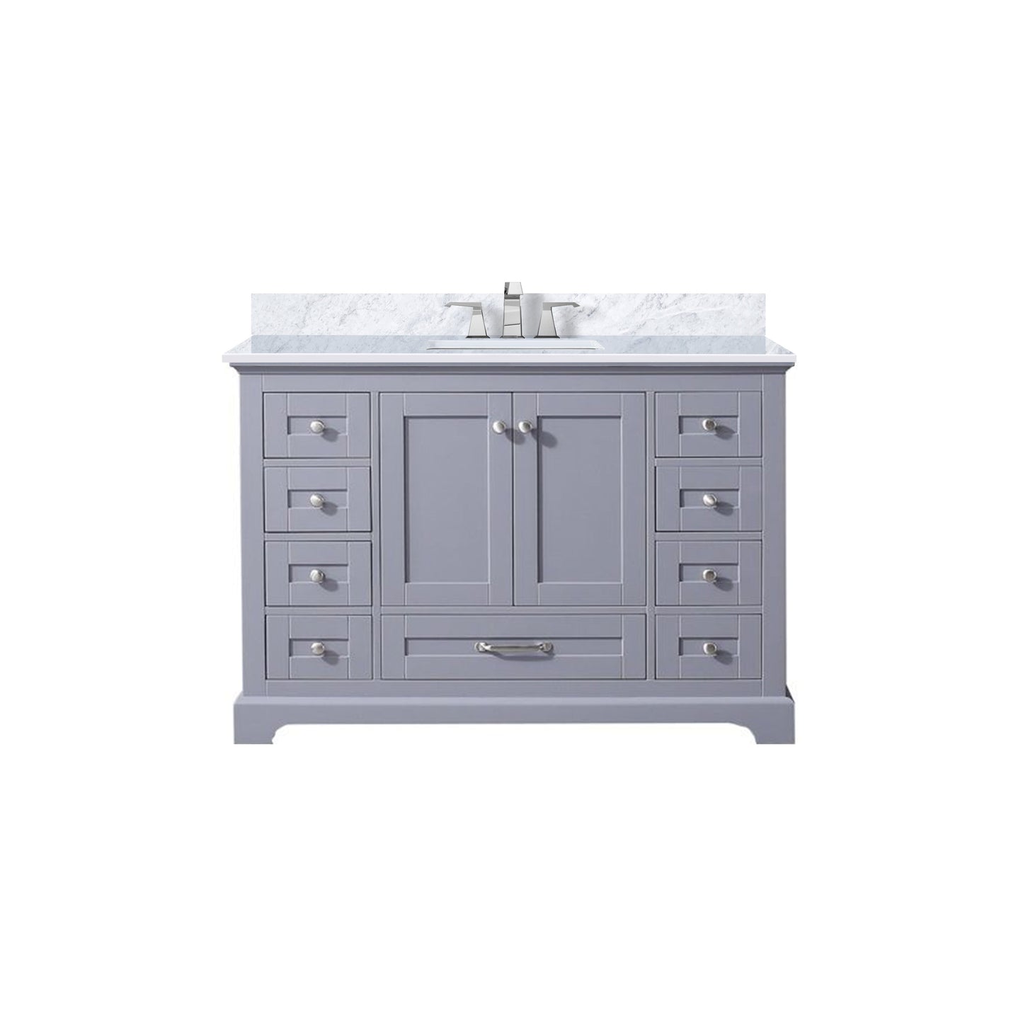 Dukes 48 in. W x 22 in. D Dark Grey Single Bath Vanity