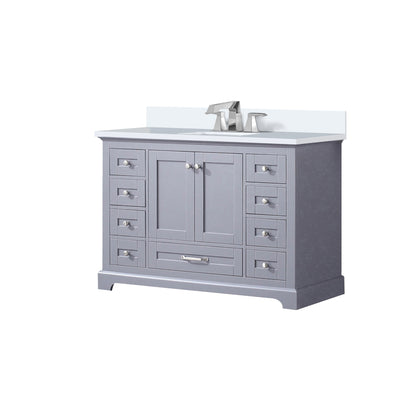 Dukes 48 in. W x 22 in. D Dark Grey Single Bath Vanity