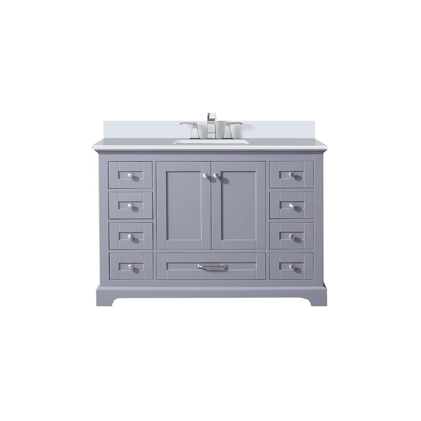 Dukes 48 in. W x 22 in. D Dark Grey Single Bath Vanity