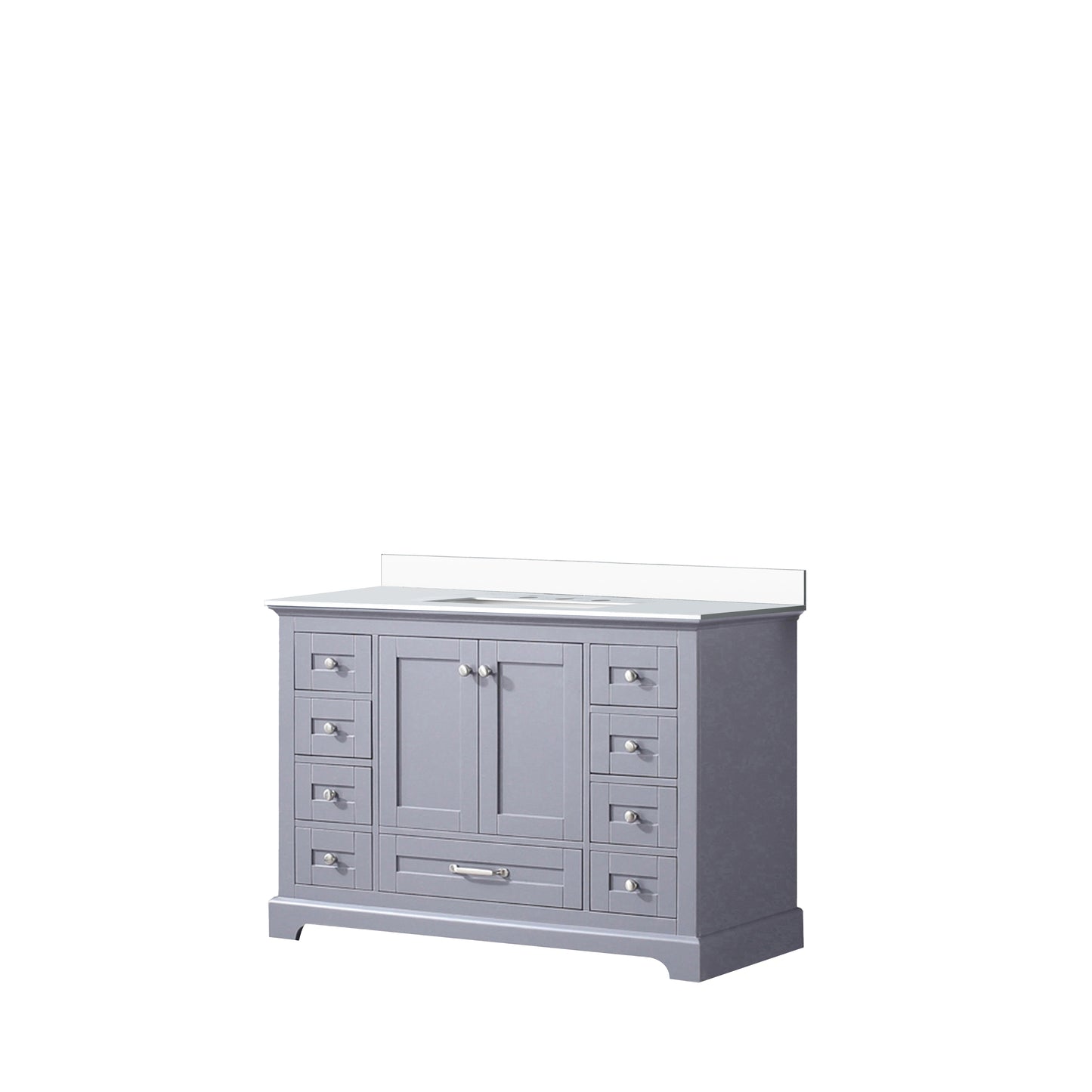 Dukes 48 in. W x 22 in. D Dark Grey Single Bath Vanity