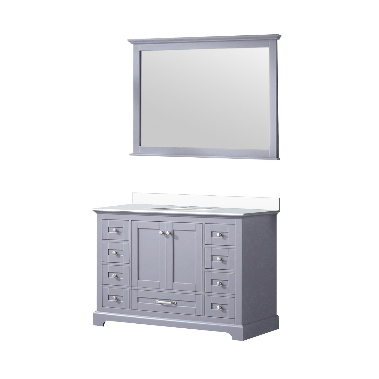 Dukes 48 in. W x 22 in. D Dark Grey Single Bath Vanity