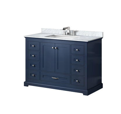 Dukes 48 in. W x 22 in. D Navy Blue Single Bath Vanity
