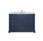 Dukes 48 in. W x 22 in. D Navy Blue Single Bath Vanity