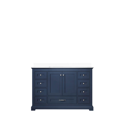Dukes 48 in. W x 22 in. D Navy Blue Single Bath Vanity