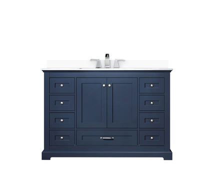 Dukes 48 in. W x 22 in. D Navy Blue Single Bath Vanity